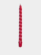 Cerabella Spiral Dark Red Candle