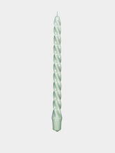Cerabella Spiral Light Green Candle