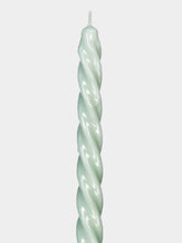 Cerabella Spiral Light Green Candle