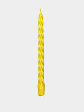 Cerabella Spiral Yellow Candle
