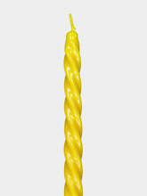 Cerabella Spiral Yellow Candle