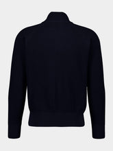 Piacenza 1733 Dark Navy Cotton Bomber Jacket