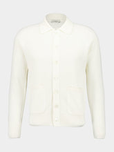 Piacenza 1733 White Textured Cotton Cardigan