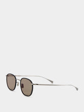 Eyevan 7285 Black 108 Round Sunglasses