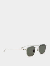 Eyevan 7285 Silver 108 Round Sunglasses