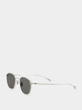 Eyevan 7285 Silver 108 Round Sunglasses