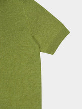 Piacenza 1733 Green Silk-Linen Polo Shirt
