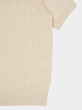 Piacenza 1733 Cream Silk-Linen Polo Shirt