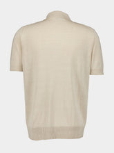 Piacenza 1733 Cream Sand and Wave Polo Shirt