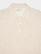 Piacenza 1733 Cream Sand and Wave Polo Shirt
