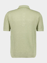 Piacenza 1733 Light Green Linen Polo Shirt