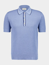 Piacenza 1733 Light Blue Linen Polo Shirt