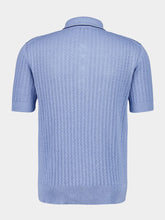 Piacenza 1733 Light Blue Linen Polo Shirt