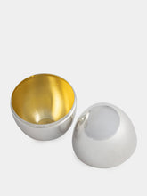 Leitão & Irmão Silver Small Smooth Silver Egg