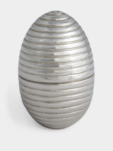 Leitão & Irmão Sterling Silver Striped Egg