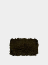 Maison de Vacances Tibetan Goat Skin Khaki Cushion