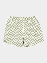 Frescobol Carioca Palm Green Rio Sport Copacabana Swim Shorts
