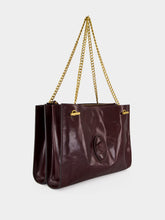 Versace Brown Cabine Leather Shoulder Bag