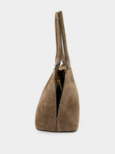 Versace Brown Vivian Suede Shoulder Bag