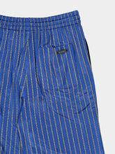 Versace Blue Meandros Viscose Trousers