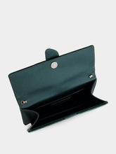 Manolo Blahnik Green Velvet Capri Clutch Bag
