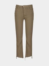 Mother High Waisted Rascal Ankle Step Fray Jeans