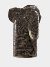 Quail Ceramics Elephant Utensil Pot