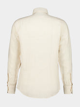 Frescobol Carioca Cream Antonio Linen Shirt