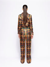 Paula Sonia Dreamframe Print Printed Silk Twill Pants
