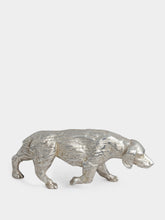 Leitão & Irmão Silver Épagneul Breton Sculpture