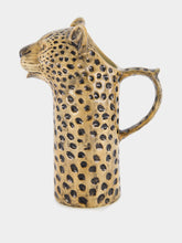 Quail Ceramics Leopard Hand-Painted Jug