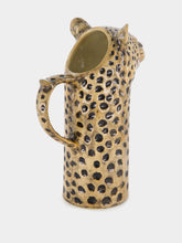 Quail Ceramics Leopard Hand-Painted Jug
