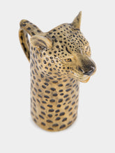Quail Ceramics Leopard Hand-Painted Jug