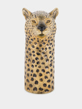 Quail Ceramics Leopard Hand-Painted Jug