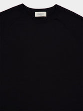 Piacenza 1733 Black Short-Sleeve Cotton Jumper