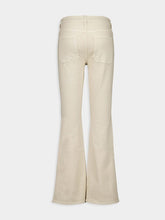 Mother Wacky Khaki Patch Pocket Flared Jeans