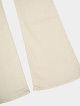 Mother Wacky Khaki Patch Pocket Flared Jeans