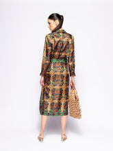 Paula Ametista Dreamframe Print Printed Silk Twill Shirt