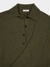 Ferragamo Green Asymmetric Knitted Dress