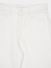 Mother The Full-Pipe Ankle White Barrel Jeans