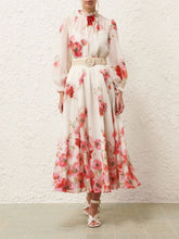 Zimmermann Cream Floral Maxi Skirt