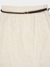 Zimmermann Ottie Embroidered Linen Skirt