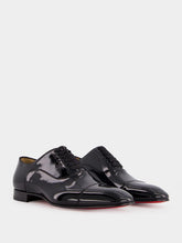 Christian Louboutin Black Greggo Patent Oxfords