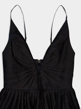 Zimmermann Black Illustration V Neck Midi Dress