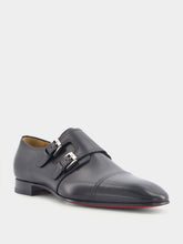 Christian Louboutin Mortimer double buckle leather shoes