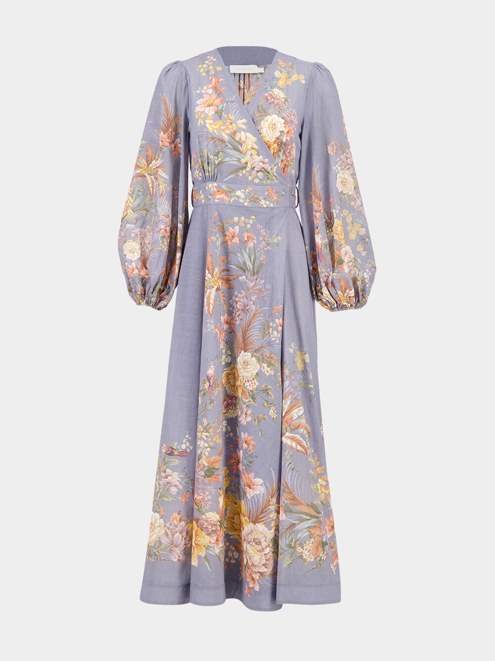 Zimmermann Teal Multi Floral Wrap Dress | Fashion Clinic Zimmermann Teal Multi Floral Wrap Dress | Fashion Clinic