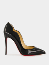 Christian Louboutin Black Hot Chick 100 Patent Leather Pumps