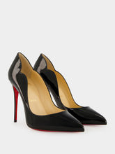 Christian Louboutin Black Hot Chick 100 Patent Leather Pumps
