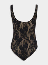 Zimmermann Black Lace Scoop Bodysuit