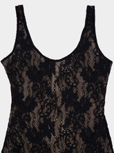 Zimmermann Black Lace Scoop Bodysuit
